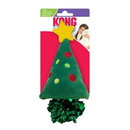 Picture of KONG Cat Holiday Crackles Christmas Tree Toy
